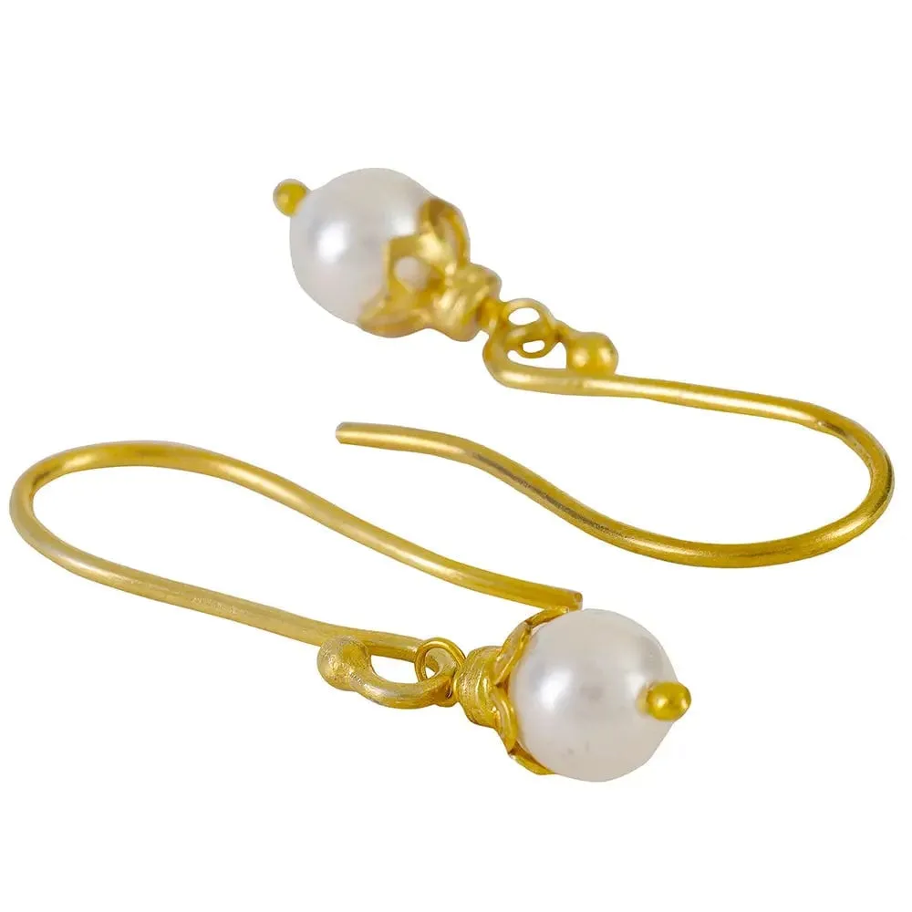 92.5 Silver minimal drop hoop earring