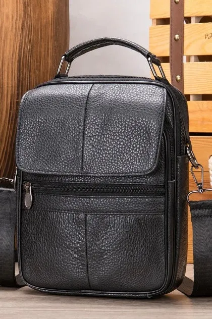 ALESSIO | DAILY LEATHER MESSENGER BAG