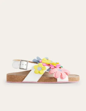 Crossover Sandals-White