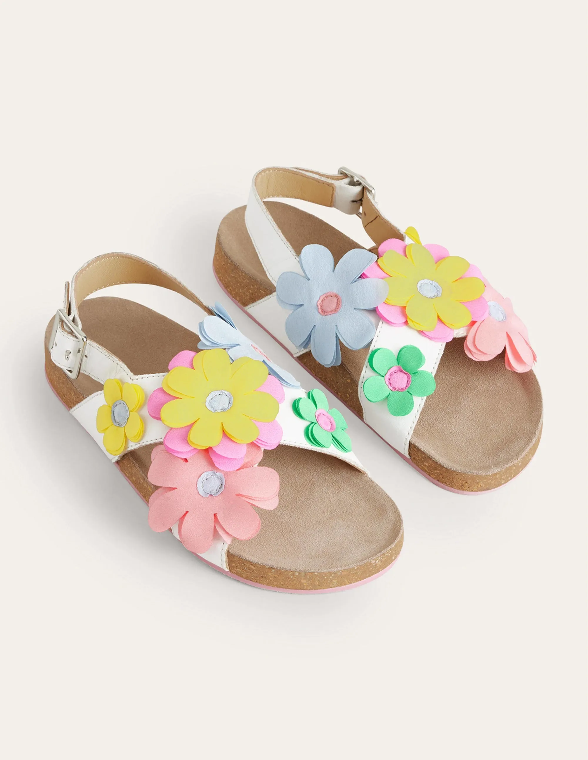 Crossover Sandals-White