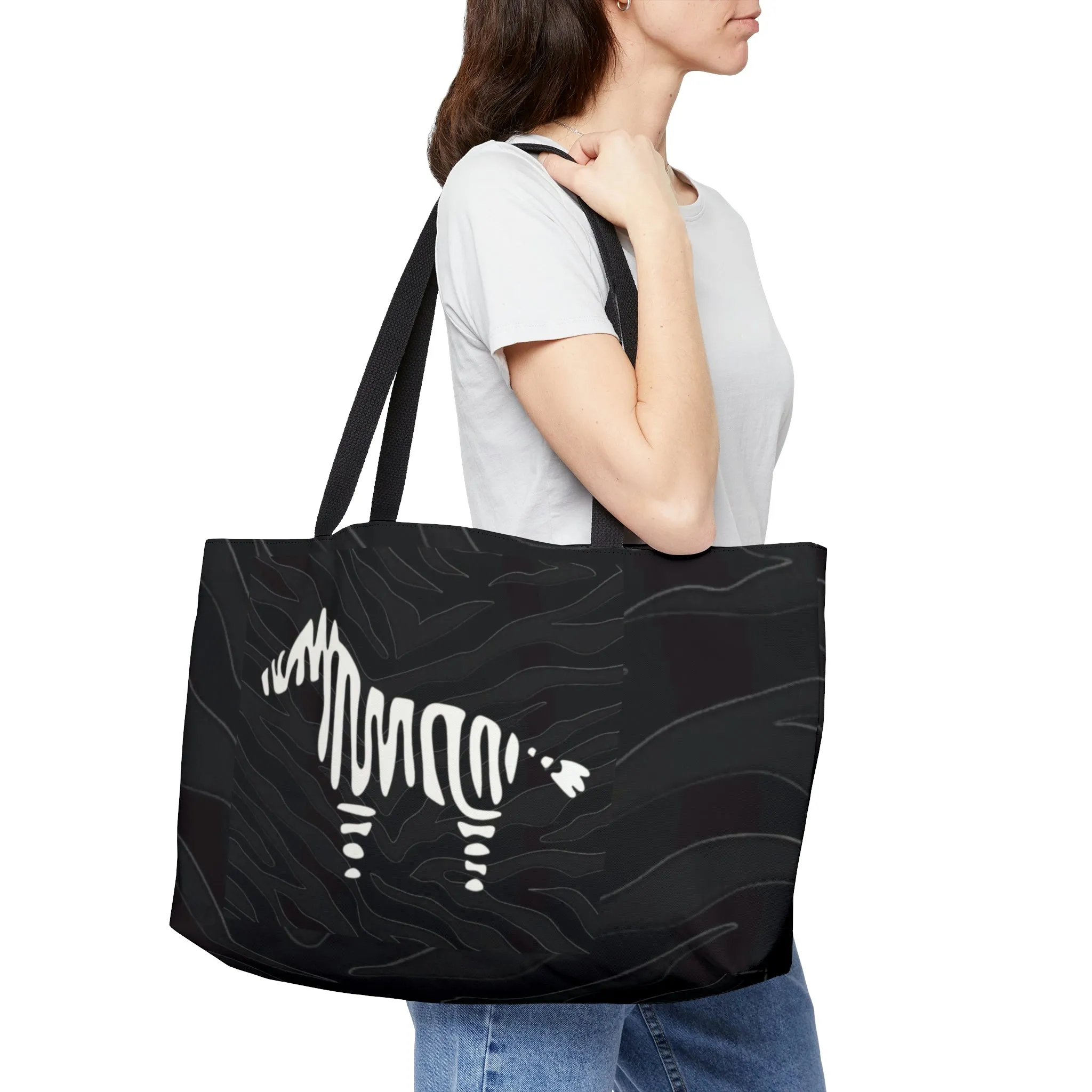 EDS Awareness Zebra Weekender Tote Bag