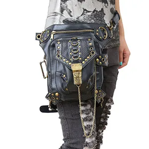 Gothic Steampunk Skull Retro Rock bag