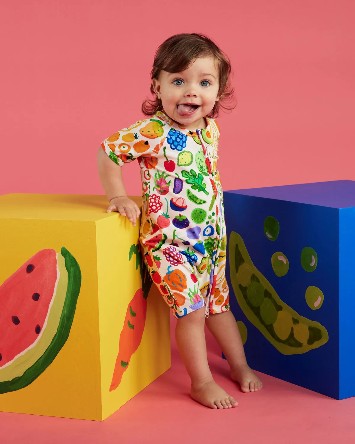 Halcyon Nights Eat The Rainbow Short Sleeve Zip Suit