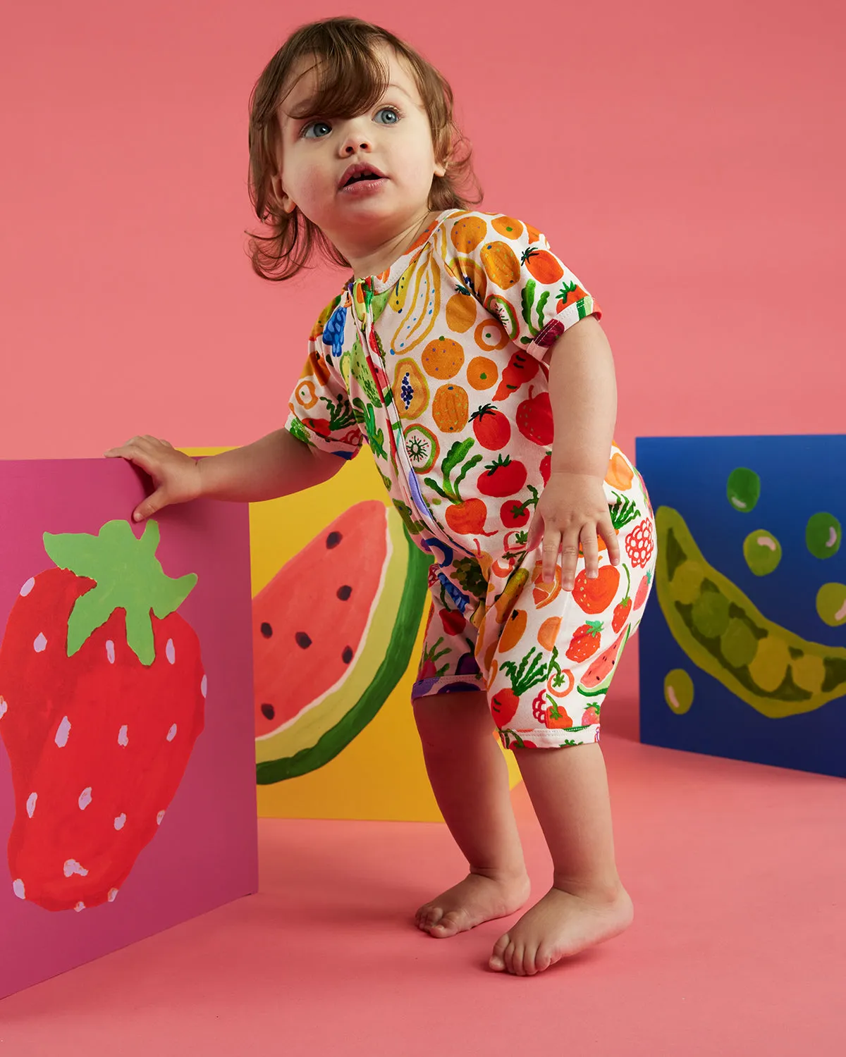Halcyon Nights Eat The Rainbow Short Sleeve Zip Suit