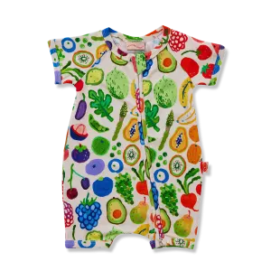 Halcyon Nights Eat The Rainbow Short Sleeve Zip Suit