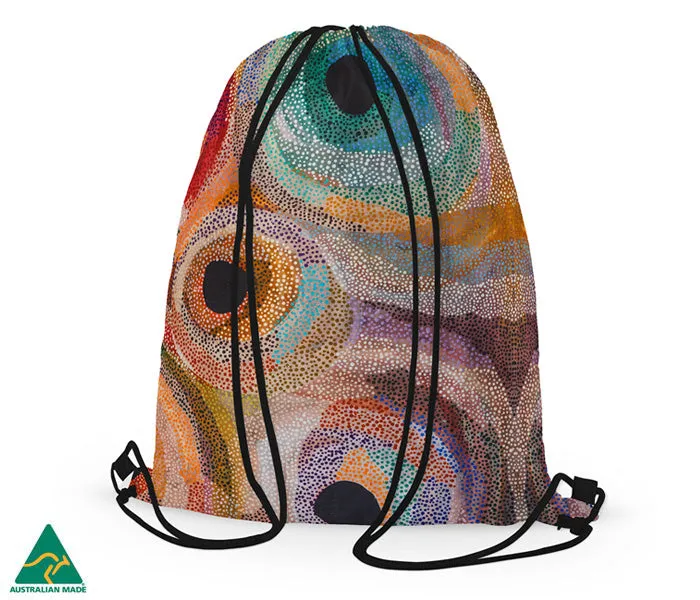Marianne Burton Drawstring Bag
