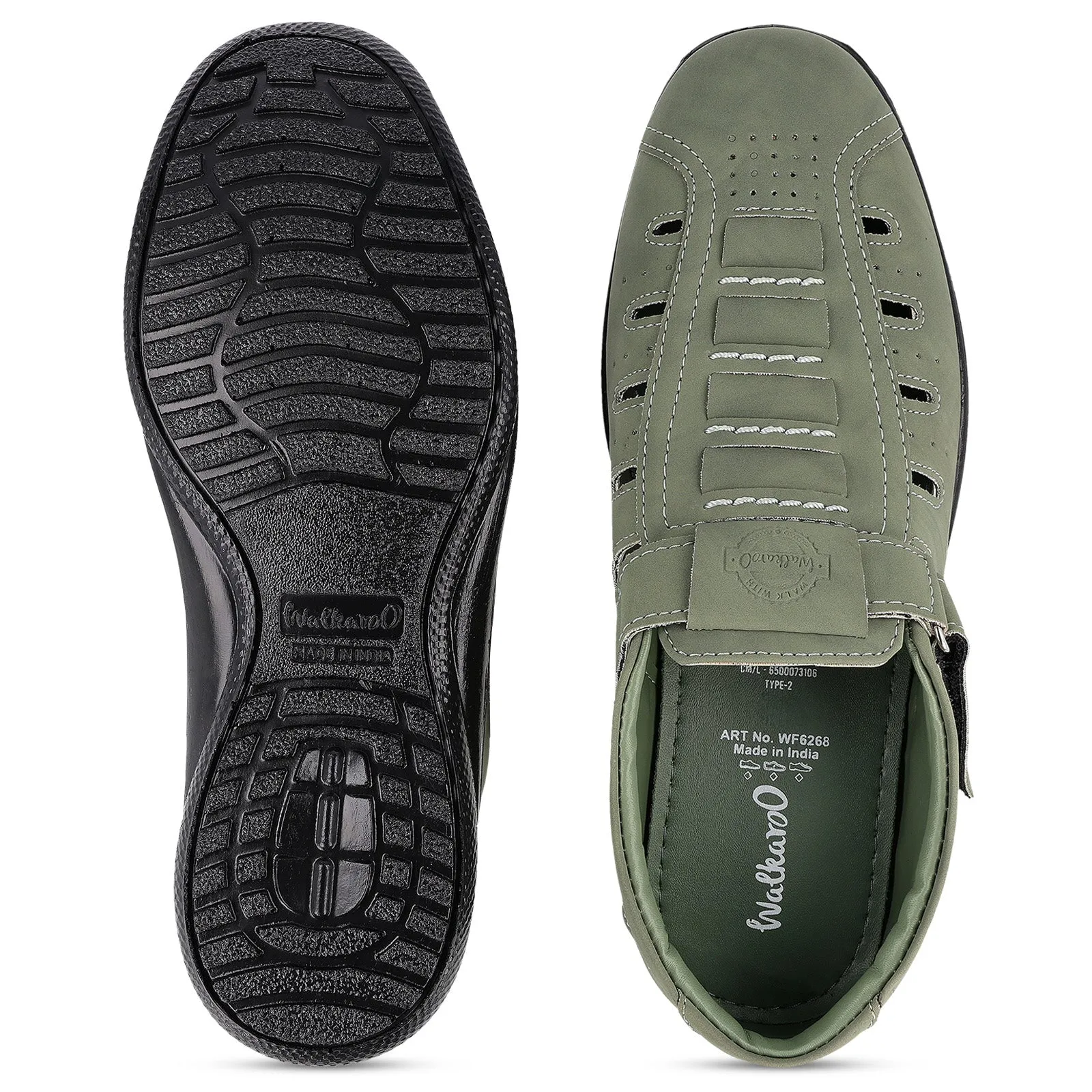 Men's Fisherman Sandals - WF6268 Sage Green