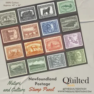 Newfoundland Postage Stamp Full Panel: Nature and Culture