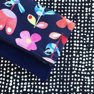 Say Wren Velvet Clutch